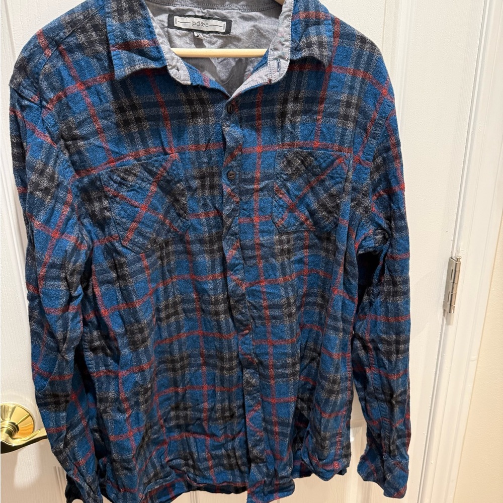 PD&C Multicolor Plaid Shirt